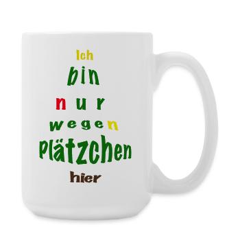 I'm only here for cookies - Large Mug 440 ml - white - Right