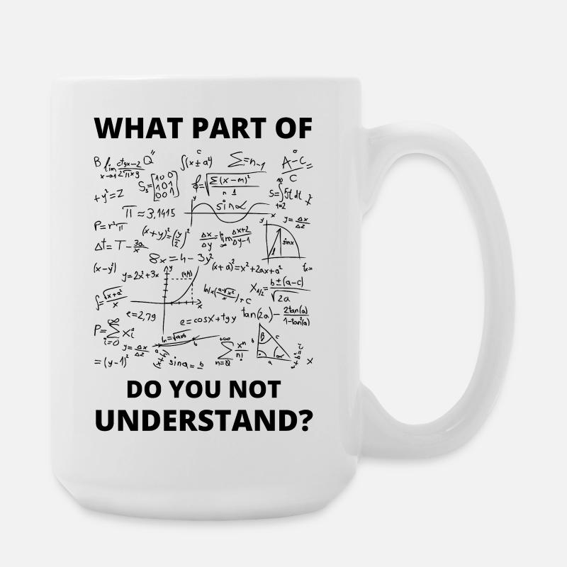 Professeur de mathématiques Professeur de mathématiques Mathématicien - Grande tasse 440 ml - blanc