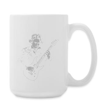 Beethoven Guitar Hero - Large Mug 440 ml - white - Right