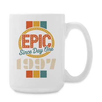 Legendär seit 1997 - Große Tasse 440 ml - Weiß - Rechts