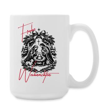 Crèche - Grande tasse 440 ml - blanc - Droite