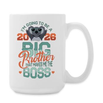 2026 Big Brother Koala Grossesse Bébé Amour - Grande tasse 440 ml - blanc - Droite