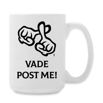 Vade Post Me! (Cross / Bible / Religion / 2C) - Large Mug 440 ml - white - Right