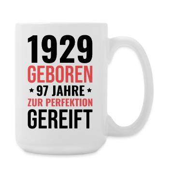Born in 1929 – Matured to perfection - Large Mug 440 ml - white - Right