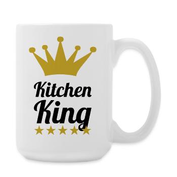 The King of Cooking - Large Mug 440 ml - white - Right