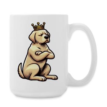 Labrador Labrador owner Labrador lover - Large Mug 440 ml - white - Right