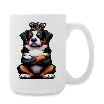 Appenzeller Sennenhund Sennenhunde Sennenhundmama - Große Tasse 440 ml - Weiß - Rechts