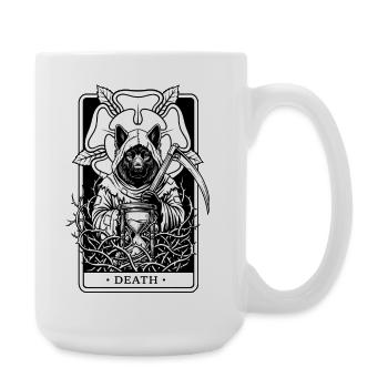 Eurasier | Death BG | Tarot - Large Mug 440 ml - white - Right