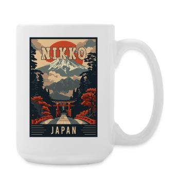 Explore Tranquility of Nikko in Japan - Large Mug 440 ml - white - Right