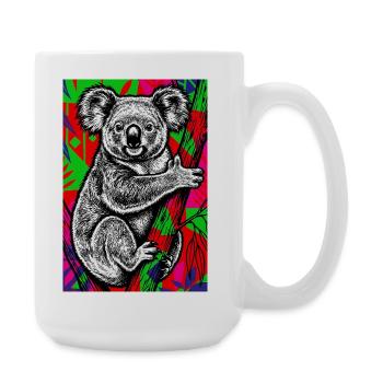 Koala - Große Tasse 440 ml - Weiß - Rechts