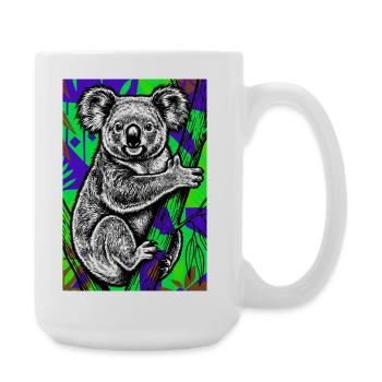 Koala - Große Tasse 440 ml - Weiß - Rechts