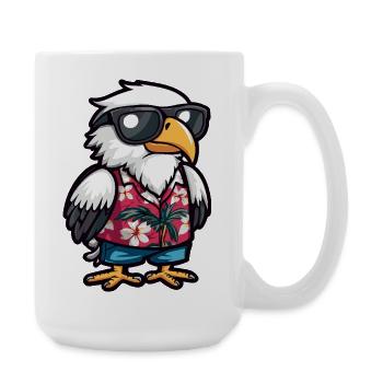 Vacances Eagle Comic - Grande tasse 440 ml - blanc - Droite