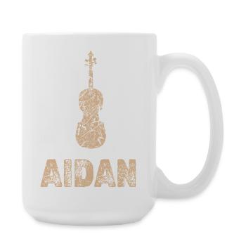 Aidan en violon - Grande tasse 440 ml - blanc - Droite