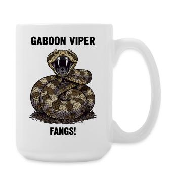 Perenti Danger Lizard Perentie Black Monitor - Large Mug 440 ml - white - Right