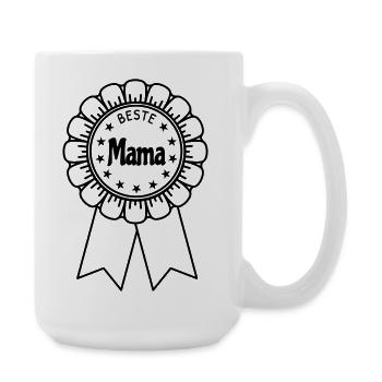 Beste Mama - Große Tasse 440 ml - Weiß - Rechts