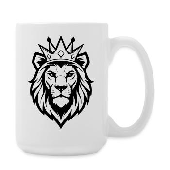 Lion And Crown - Large Mug 440 ml - white - Right