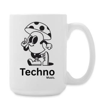 Mascotte du dessin animé Mushroom Panache - Grande tasse 440 ml - blanc - Droite