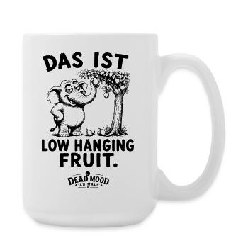 Business Buzzword Humor | Sarkasmus Geschenk Büro - Große Tasse 440 ml - Weiß - Rechts