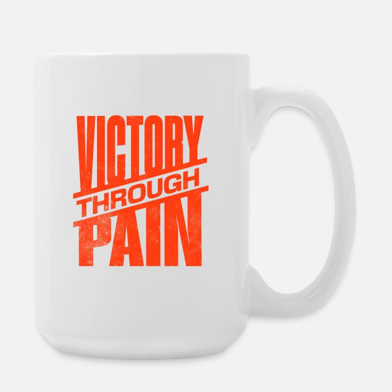 Sieg - Große Tasse 440 ml - Weiß