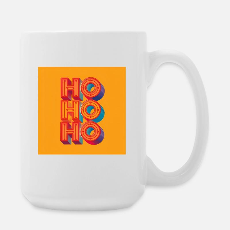 ho ho ho - Grande tasse 440 ml - blanc
