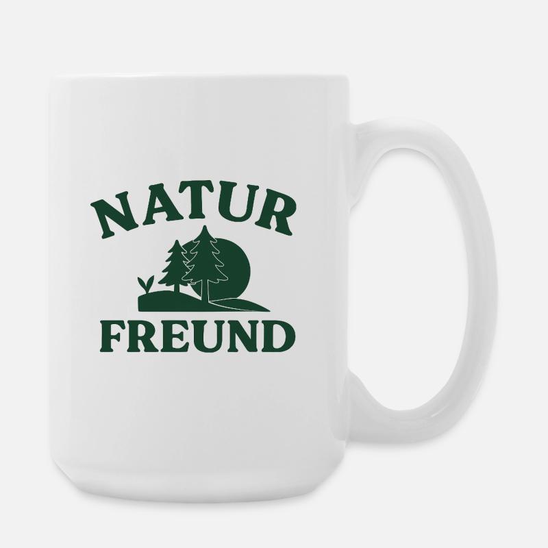 Nature lover - Large Mug 440 ml - white