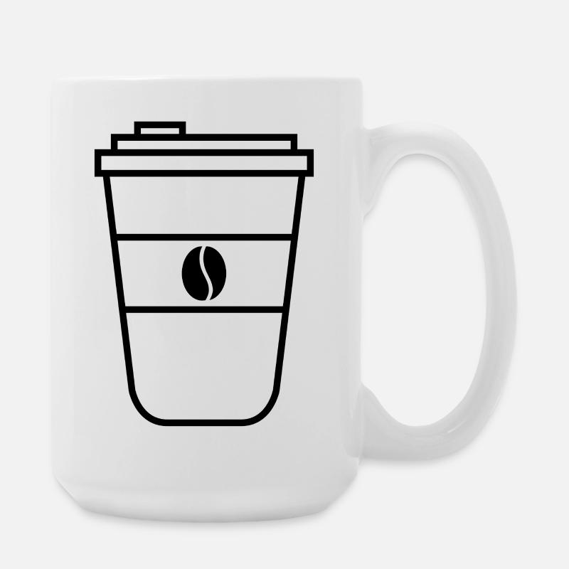 Coffee cup - Large Mug 440 ml - white