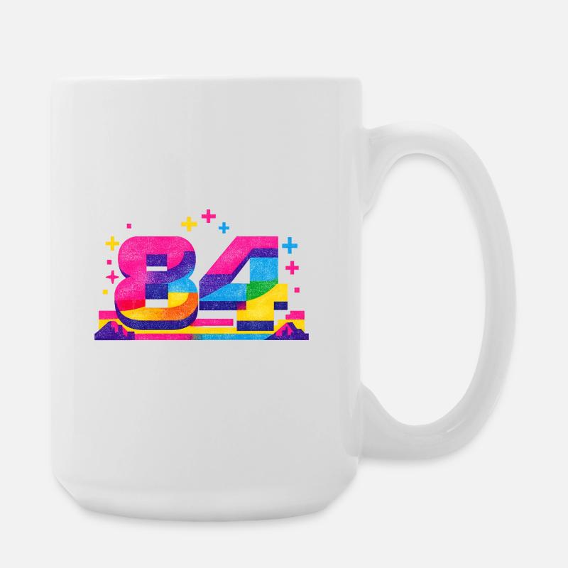 numero_84 - Große Tasse 440 ml - Weiß