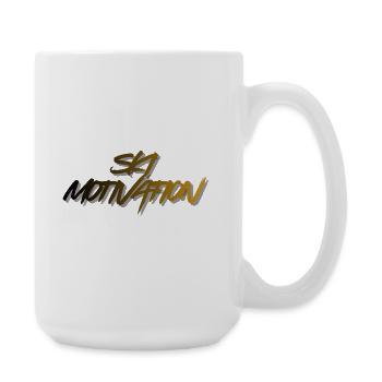 Ski motivation - Grande tasse 440 ml - blanc - Droite