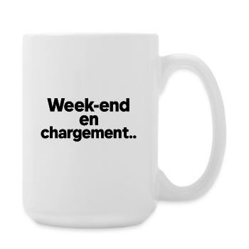 Weekend in charge - Large Mug 440 ml - white - Right