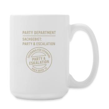 Party & Escalation Screen Printing Design - Large Mug 440 ml - white - Right