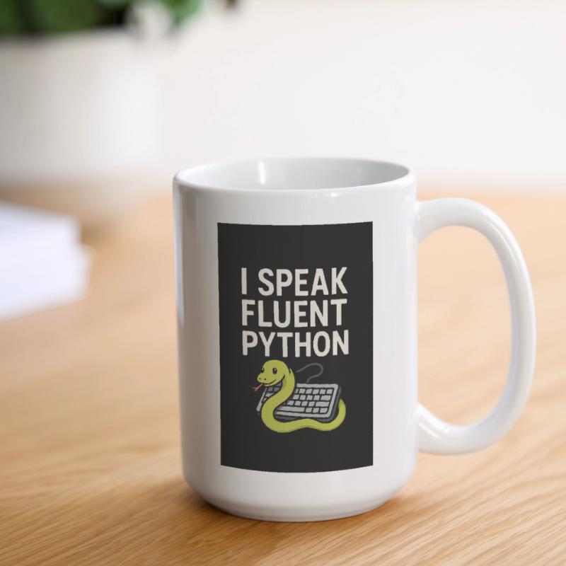 Python Coding Snake Large Mug 440 ml