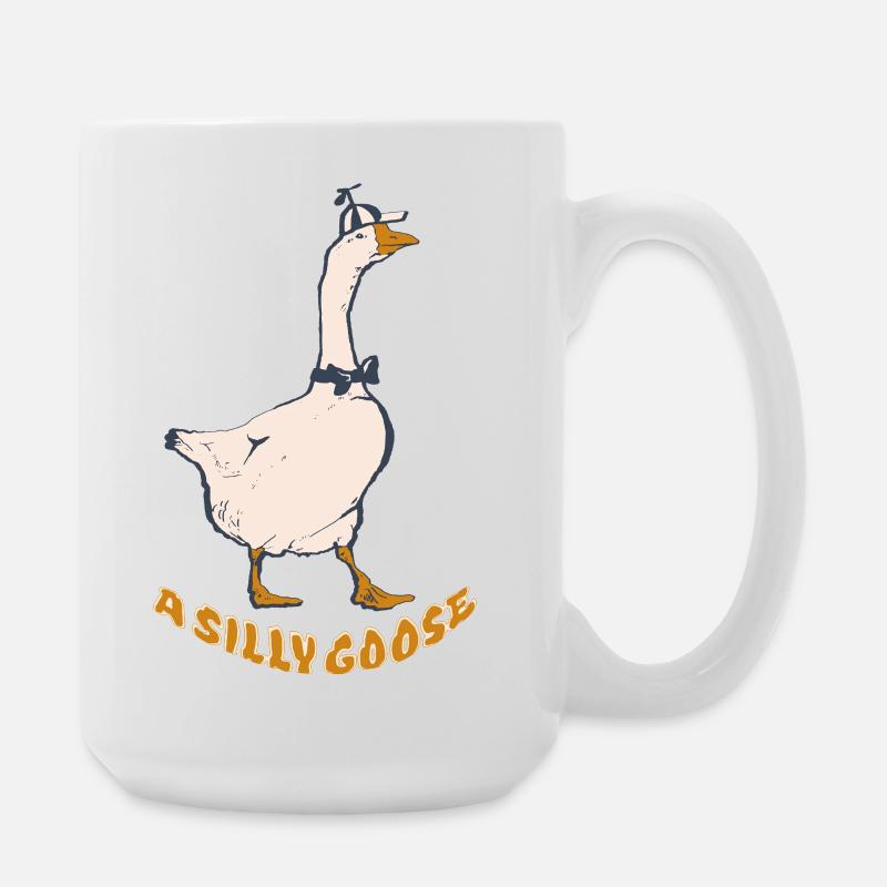 DIE DUMME GANS - Große Tasse 440 ml - Weiß
