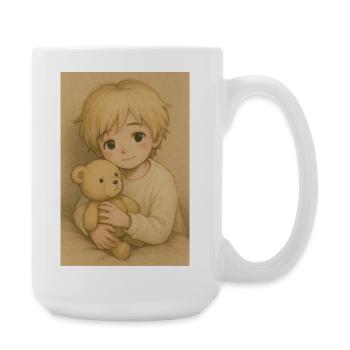 « Touma » - Grande tasse 440 ml - blanc - Droite