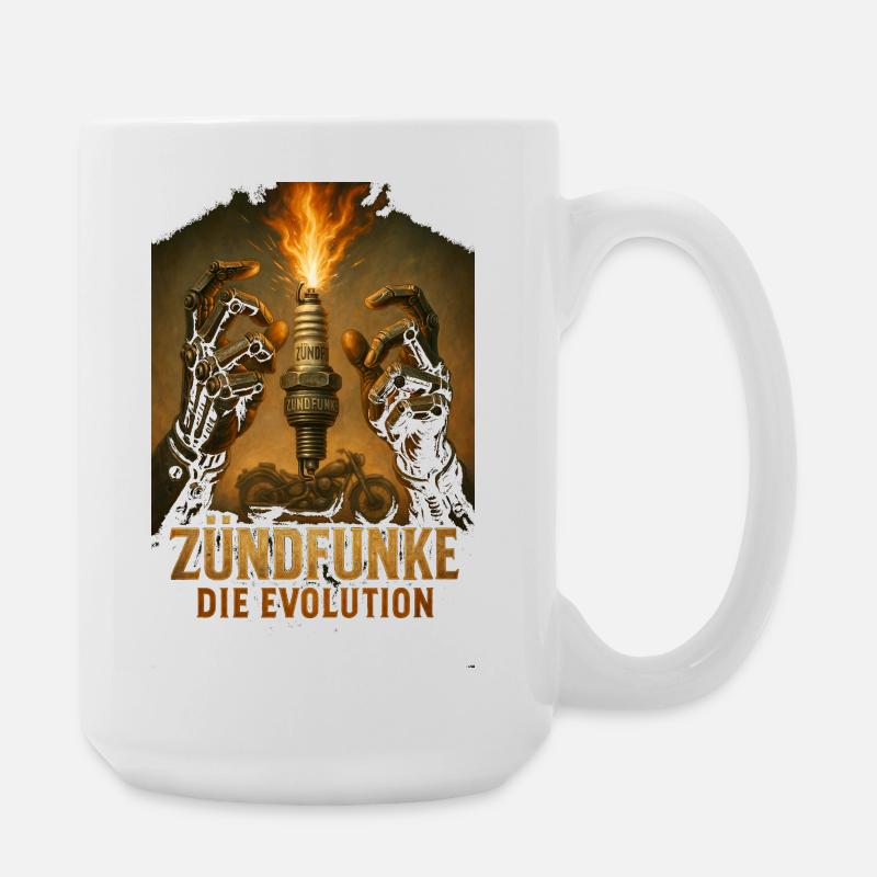 ZÜNDFUNKE – L’évolution - Grande tasse 440 ml - blanc
