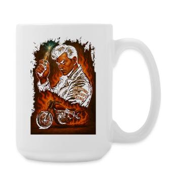 ZÜNDFUNKE – Greaser's Revenge - Large Mug 440 ml - white - Right