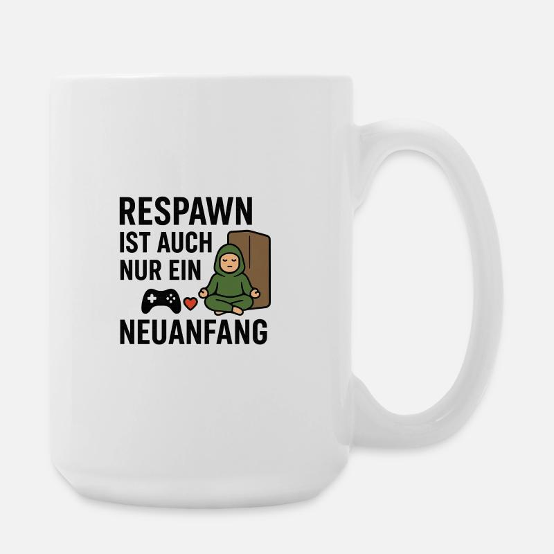 Respawn - Große Tasse 440 ml - Weiß
