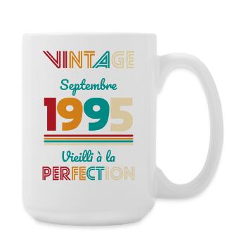 30th Anniversary - Vintage - September 1995 - Large Mug 440 ml - white - Right