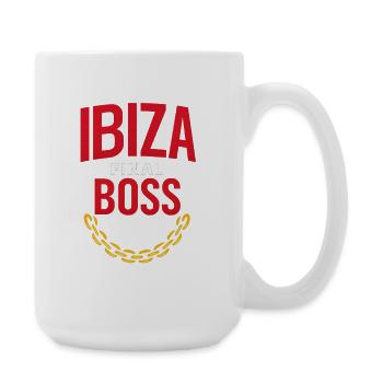 Ibiza Final B. Logo – Party Edition - Große Tasse 440 ml - Weiß - Rechts