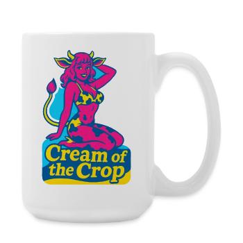 Das Beste vom Besten – Bovine Girl - Große Tasse 440 ml - Weiß - Rechts