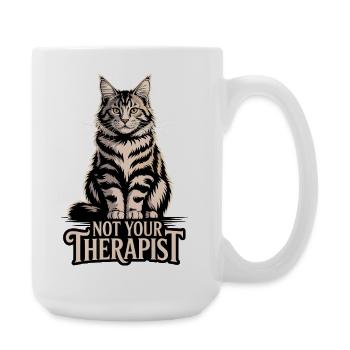 Not Your Therapist - Large Mug 440 ml - white - Right