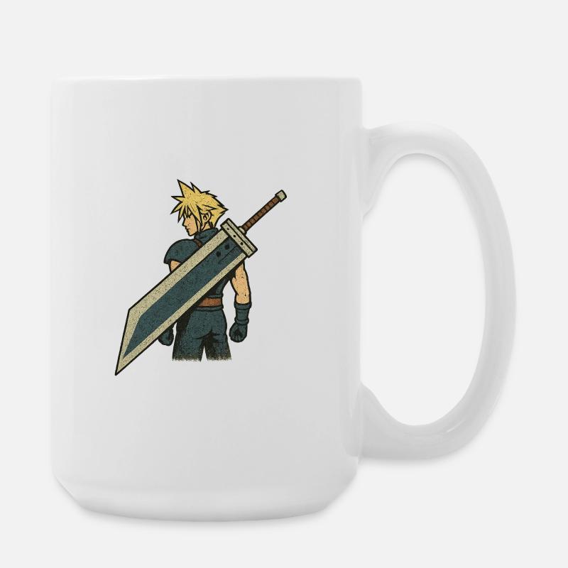 ff7 - Large Mug 440 ml - white
