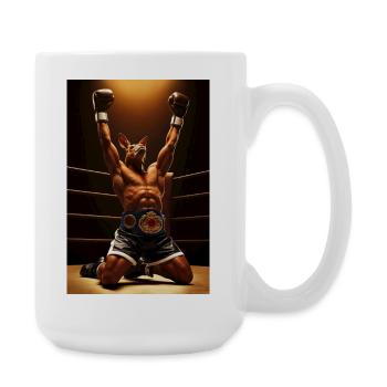 Champion Kangaroo Humanoid Boxer - Large Mug 440 ml - white - Right