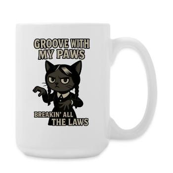 Révolution juridique féline - Grande tasse 440 ml - blanc - Droite