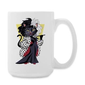 Cat of Vil - Large Mug 440 ml - white - Right