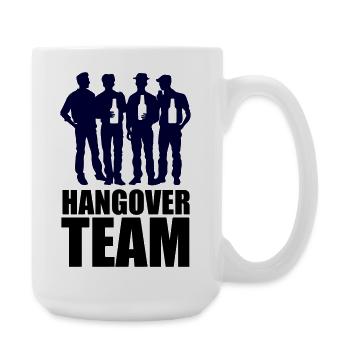 Hangover Team - Large Mug 440 ml - white - Right