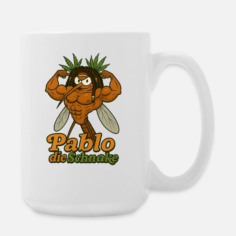 Rastaman Pablo - Große Tasse 440 ml - Weiß