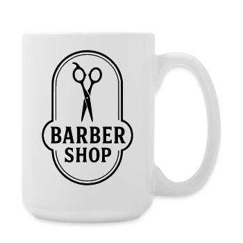 Barbier - Große Tasse 440 ml - Weiß - Rechts