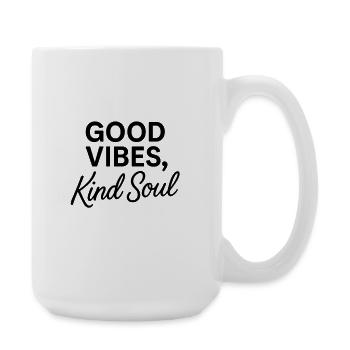 Typographie minimaliste Citation positive - Grande tasse 440 ml - blanc - Droite