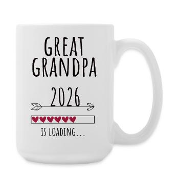 Arrière-grand-père à venir 2026 Cadeau Grossesse - Grande tasse 440 ml - blanc - Droite