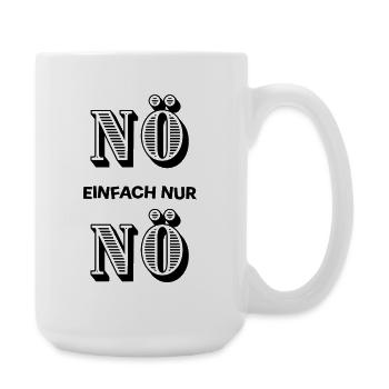 Lower Austria just nope - against it anti zero buck - Large Mug 440 ml - white - Right